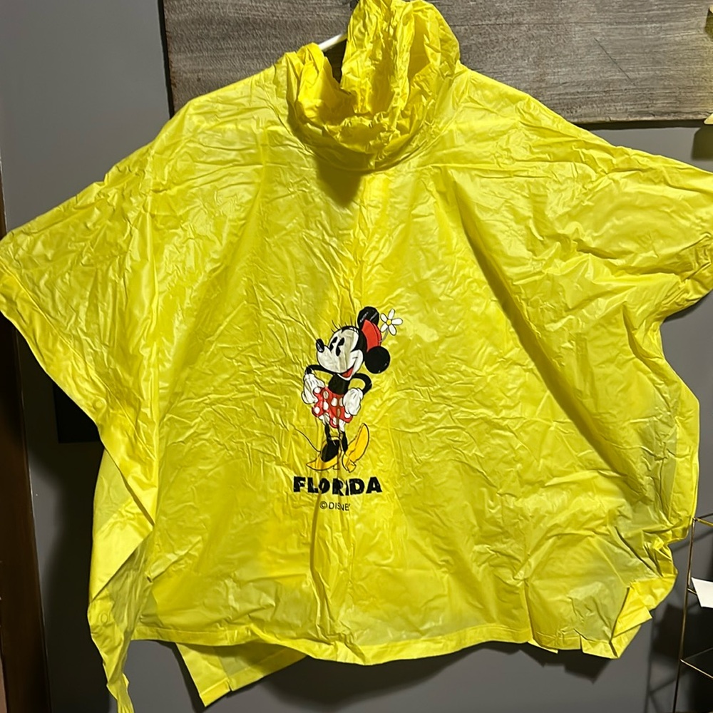 Y2K Minnie Mouse Rain Ponch Jacket Disney